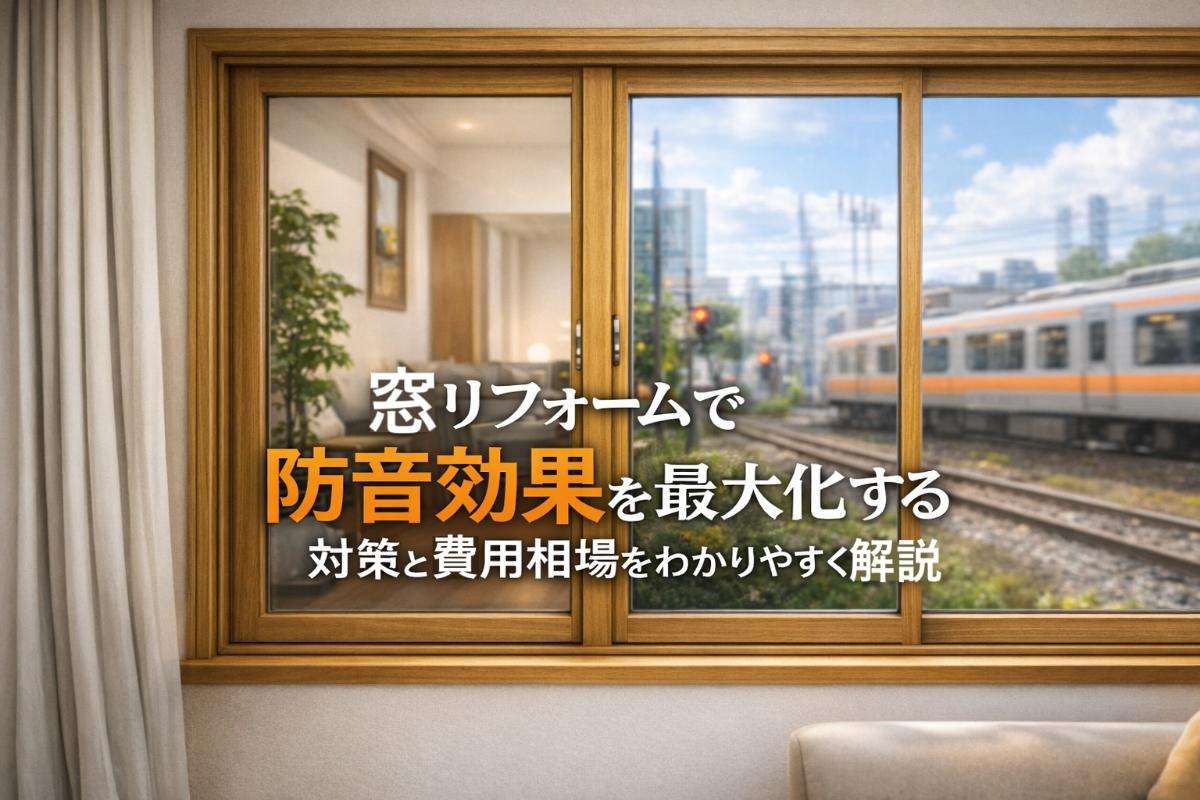 窓リフォームで防音効果を最大化する対策と費用相場をわかりやすく解説